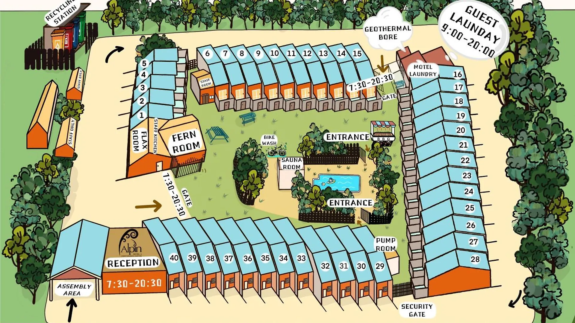 ****  Alpin Motel & Conference Centre Rotorua New Zealand